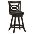 thumbnail image 3 of Calecita Wood Swivel Counter Stool Cappuccino (Set of 2), 3 of 13