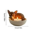 thumbnail image 2 of Wzzjkit Bougie pour Chien Bougie Chauffe-Plat en Résine, 2 of 2