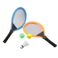 thumbnail image 3 of Kids Tennis Racquet Set Plastic Badminton Racket with Balls for Outdoor Training, 3 of 7
