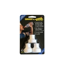 Smartwares ConvertToSquirt Bottle Caps, Push Pull Plastic Water bottle Caps, 3 Pack