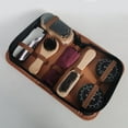 thumbnail image 2 of de limpieza de para el atención del calzado de 7 piezas: betún para , cepillos para , caja de almacenamiento,, 2 of 5