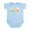 Sky Blue, variant on CafePress - Little Dude Infant Bodysuit - Baby Light Bodysuit, Size Newborn - 24 Months