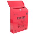 thumbnail image 4 of Wall Mounted Mailbox Newspaper Box Vintage Wall Mount Mailbox Post Box with Lock, 4 of 4