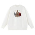 thumbnail image 4 of Christmas Sweater Women Loose Long Sleeve Crew Neck Knit Pullover Sweater Winter Soft Casual Jumper Tops Xmas Holiday Outfits Oversized Sweaters for Women Plus Size, 4 of 4
