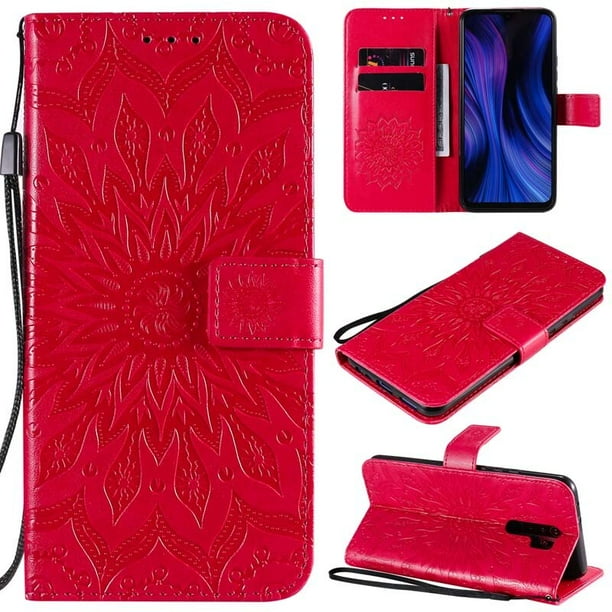 Funda tipo billetera para Xiaomi Redmi Note 9 9s 10 10s Pro Max 10T 9A 9C 4G 5G Flip PU Funda de cuero con bolsillo para tarjetas Capa Coque Tan Jianjun unisex