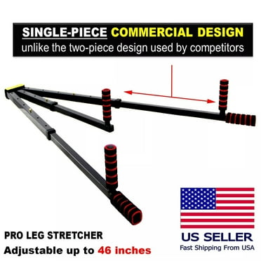 46-Inch Adjustable Leg Stretcher | Martial Arts, Gymnastics, Flexibility Training