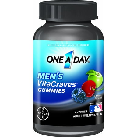 2 Paquet One A Day VitaCraves hommes Multivitaminiques gélifiés, 70 count (W8972)