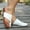White#44, variant on Women's Fashion Casual Toe-Loop Flat Sandals - Solid Color Spring Summer Necessorys with Lightweight Comfort for Daily Wear & Outdoor Slides,Plus Size