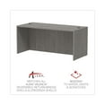 thumbnail image 4 of Alera Valencia Series Straight Front Desk Shell, 65" x 29.5" x 29.63", Gray, 4 of 9