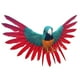 thumbnail image 1 of Figura de loro de imitación, estatua de arte con plumas, para porche, pared, césped, hogar. Estilo F, 1 of 8