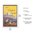 thumbnail image 2 of To Mexico by Air! - Pan American Airways System - Pico de Orizaba (Citlaltépetl) Mountain - Vintage Airline Travel Poster c.1937 - Master Art Print (Unframed) 12in x 18in, 2 of 4