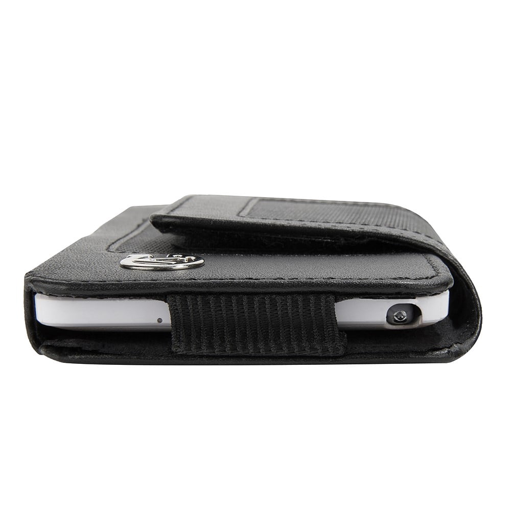 Nylon Stitched Holster Carrying Case with Belt Loop and Clip for Motorola E5 Plus / G6 plus / G5 Plus