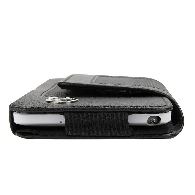 Nylon Stitched Holster Carrying Case with Belt Loop and Clip for