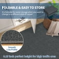 thumbnail image 5 of HIWEAVER Gray 9' x 12' Modern Neutral Solid Area Rug for Living Room Bedroom Farmhouse Non Slip Washable Stain Resistant Soft Indoor Carpet Foldable Floor Cover for Home Office Decor, 5 of 8