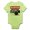 Kiwi, variant on CafePress - Protected By Pug Infant Bodysuit - Baby Light Bodysuit, Size Newborn - 24 Months