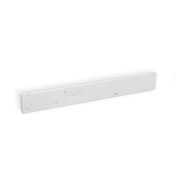 PROOX 30 in. W Engineered Stone Bathroom Vanity Top Backsplash in White