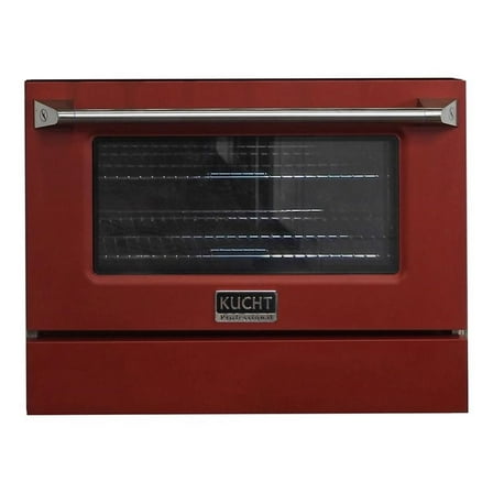 Kucht 30" Stainless Steel Oven Door/Kick Plate Accessory for KNG301 in Red