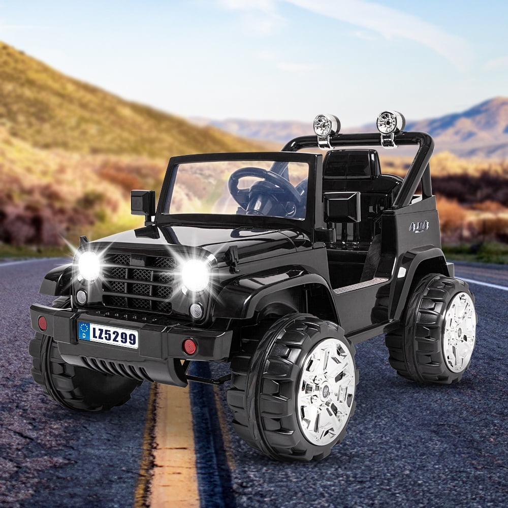 Lowestbest ?? 12V Kid Car, Electric Toy Car with Remote Control, Equipped with MP3 Player, USB port, TF Card Slot, Black (3.7mph max) Lowestbest ?? 12V Kid Car, Electric Toy Car with Remote Control, Equipped with MP3 Player, USB port, TF Card Slot, Black (3.7mph max)