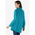thumbnail image 2 of Woman Within Plus Size Petite Perfect Long Sleeve Shirt, 2 of 3
