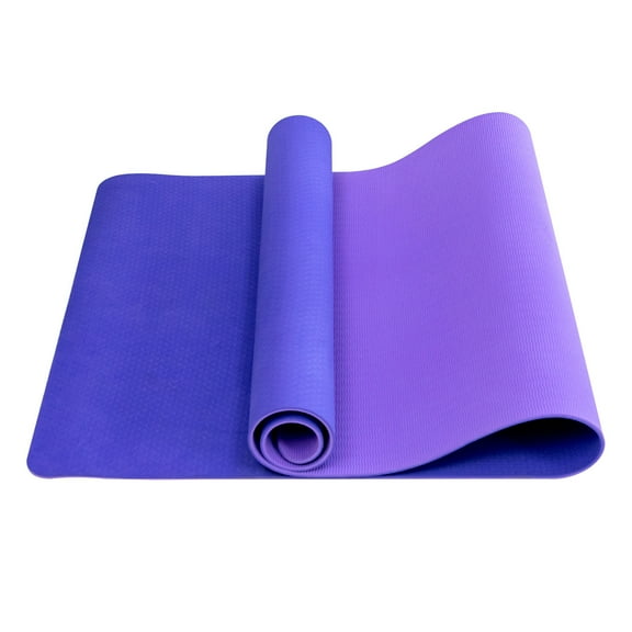 Ray Star Extra Thick Yoga Mat 24"x72"x0.24" Thickness 6mm -Eco Friendly Material- With High Density Anti-Tear Exercise Bolster