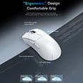 thumbnail image 2 of R1 Gaming Mouse Desktop Mouse with Adjustable DPI Wireless/Wired Connection Modes Lightweight Gaming Mouse Red, 2 of 5