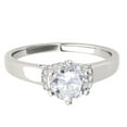thumbnail image 2 of Aonejewelry 0.70 Ct. Twt Diamond Vintage Inspired Engagement Ring Crafted In 14k Solid White Gold, 2 of 4
