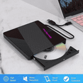 thumbnail image 6 of EIMELI Multifunctional External DVD Drive  USB 3.0 CD DVD Burner For Laptop  Type-C CD/DVD ROM Optical Disc Drive With 4 USB Ports And Ultra Slim  Gift For Boyfriend/Father/Friends, 6 of 7