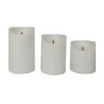 thumbnail image 1 of Mainstays blanc Rechargeable sans flamme LED pilier bougies, différentes tailles, paquet de 3, 1 of 5