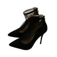 thumbnail image 4 of Jessica Simpson Wicasa Women's High Heel Mesh Ankle Booties Pumps, 4 of 6