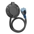 thumbnail image 1 of Entrada de corriente alterna Plug stio 20A 125V RV Shore con adaptador, 1 of 8
