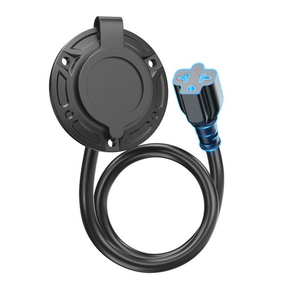Entrada de corriente alterna Plug stio 20A 125V RV Shore con adaptador