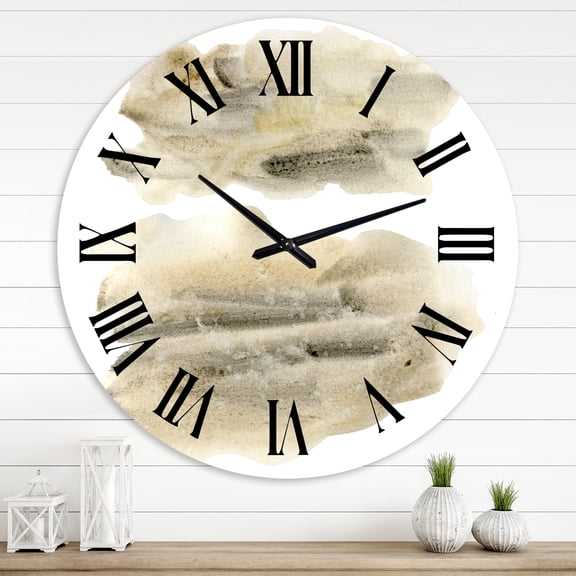 Designart 1 in Modern,Contemporary Wall Clock