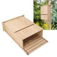 thumbnail image 1 of Bat , Weatherproof Composite Wood Stable Bat House  for Outdoor, 1 of 8