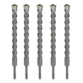 thumbnail image 2 of SDS Plus Perceuse à Marteau 5 Pcs 9/16 Po x 6 Po Perceuse à Pierre en Béton, 2 of 4