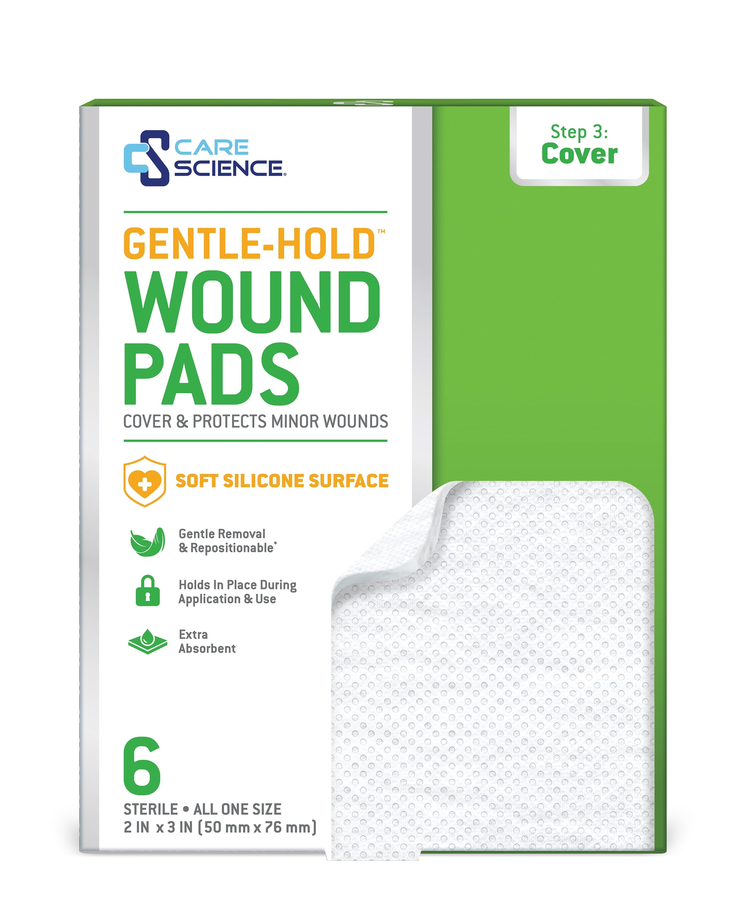 (6 pack) SILICONE NON STICK PAD 2X3 6CT
