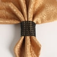 thumbnail image 3 of PENGXIANG 50Pcs Serviette Boucle Brillant Strass Serviette Anneau de Fixation Réutilisable Porte-Serviette pour les Mariages Parties Décor à la Maison, 3 of 10