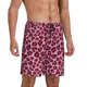 thumbnail image 2 of Fotbe Rose Leopard Print Pantalones Cortos de Pijama para Hombre, Ropa de Dormir, Pantalones de Pijama Cortos para Hombre-Large, 2 of 6