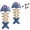2pc, variant on Quirky Fish Bone Hanging Bird Feeder - 5-Tier Vertical Wild Bird Feeding Station, Unique Garden Decor Art & Weatherproof Resin Ornament, for Bird Lovers and Fishing Enthusiasts (1pc)