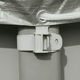 thumbnail image 4 of Intex 28041E UV Resistant Deluxe Debris Pool Cover for 18-Foot Intex Ultra Frame Round Above Ground Pools, Gray, 4 of 8