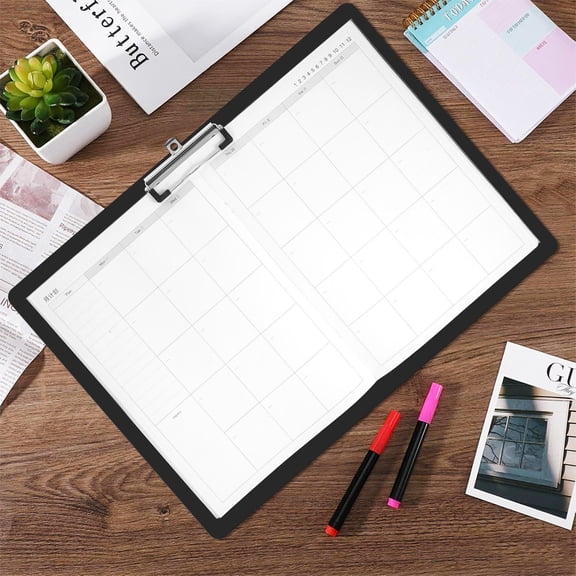 RENACLIPY Large Clipboard with Document Holder for Coaches, Office, School, Presentations, and
