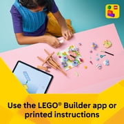 LEGO Creator 3 in 1 Floral Art Decor Painting - Building Toy for Girls & Boys, Ages 8+ Kids Bedroom or Desk Decor with 3 Building Options - Gift for Birthdays - 31390