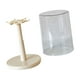 thumbnail image 1 of Vitrina giratoria, caja de almacenamiento, soporte de exhibición versátil, vitrina para figuras de acción, colgantes grandes, objetos de colección, amarillo, 1 of 7