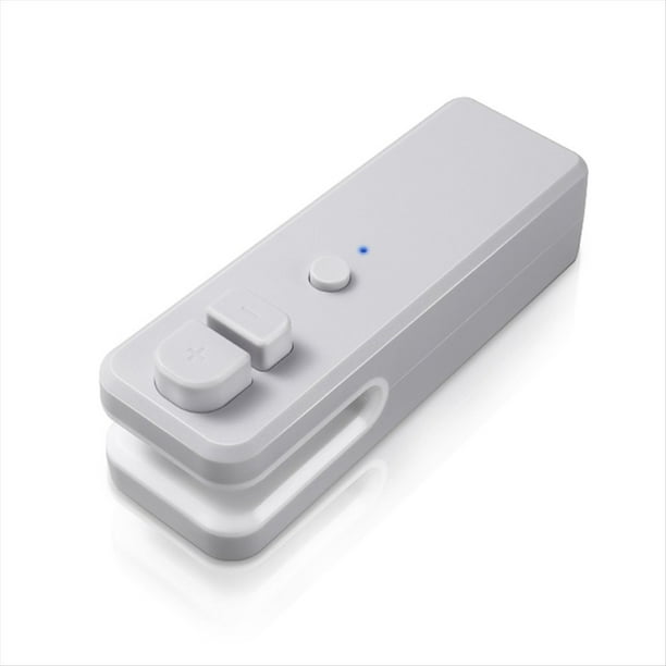 Mini Sellador de Bolsas, Herramienta de Sellado Térmico 2 en 1, Sellador de Alimentos Al Vacío Portátil Recargable, Mini Sellado para Refrigerios y Verduras