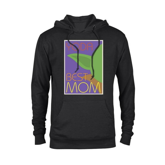 Star Wars Yoda Best Mom Mother's Day - Pullover Hoodie for Adults - Customized-Black