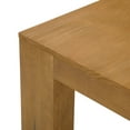 thumbnail image 4 of Modern Rectangular Coffee Table (40in x 20in / 1020mm x 510mm), Pecan Wirebrush, 4 of 5