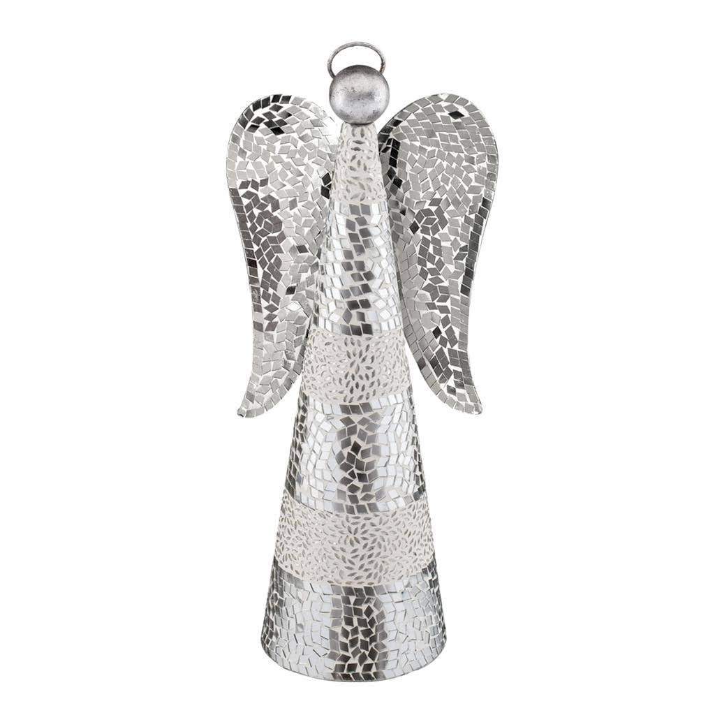 Regal Art and Gift 20383 Angel Decor 16" Silver Sparkle 20383 Home