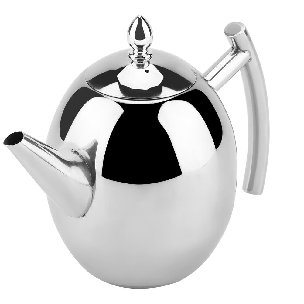 this teapot is rust resistant, unbreakable, it is great to filter tea