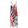 thumbnail image 4 of 4th of July Sleeveless Dress Woman Fashion Long Dresses Women's Summer Suit Dress Summer 2025 Women, 4 of 7