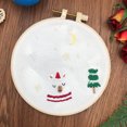 thumbnail image 2 of Dsscvnef Scene Embroidery Kit Christmas Kits Beginner Embroidery Kit for Adults DIY Embroidery Kit for Home Room, 2 of 4