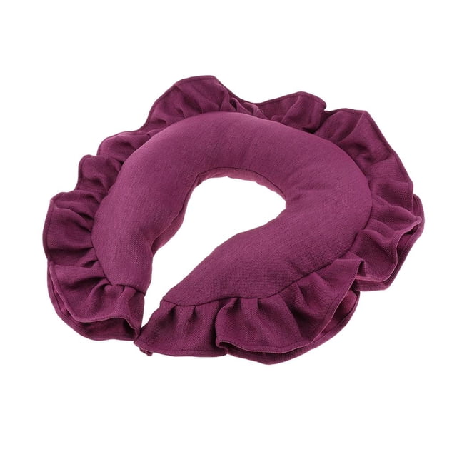 ín para Del Reposacabezas de La Almohada Del Facial Del Salón para Del Salón Morado oscuro Colco Almohada de masaje facial